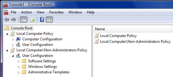 Multiple Local Group Policy