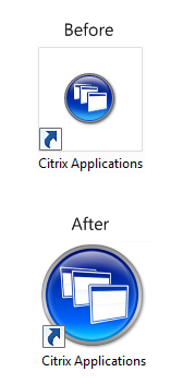 CitrixApplicationsIconBeforeAndAfter