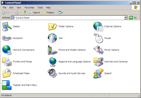 how to find control panel in windows vista