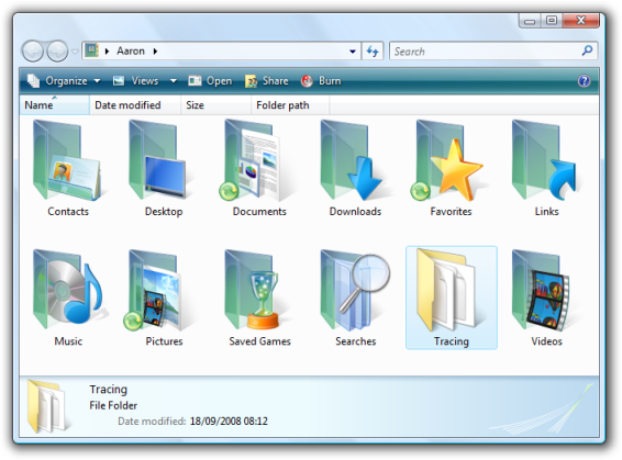 vista compare folders