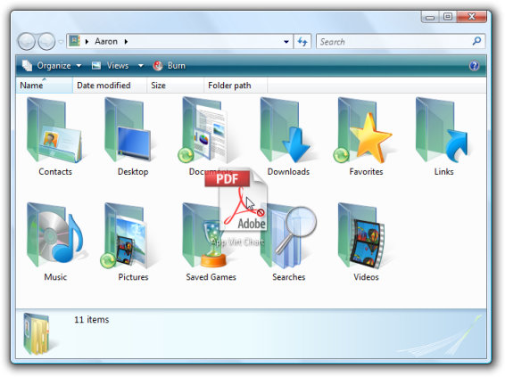 folder size windows vista