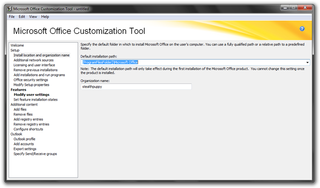 Customising Office 2010 before deployment | Aaron Parker