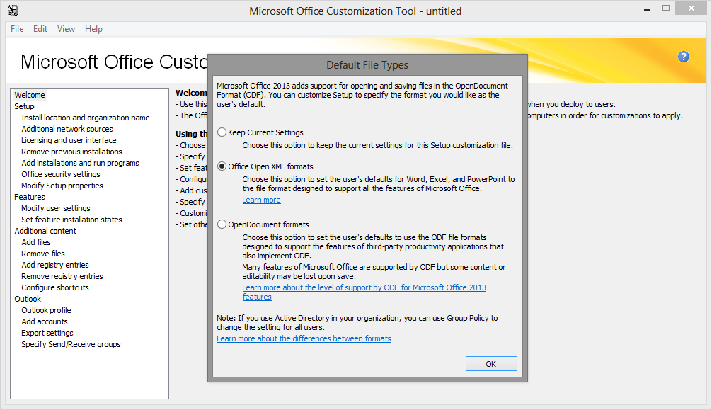 Prepare your Office 2013 Customizations for Better Deployments and User