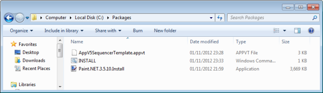 Packages Folder