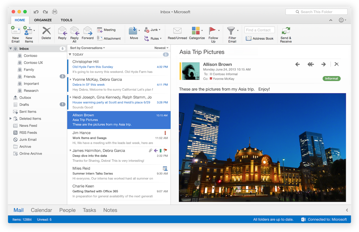 outlook for mac update 2015