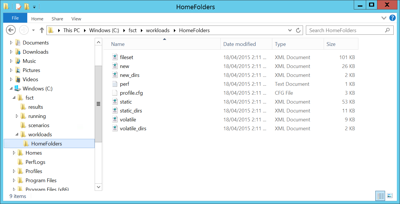 File Server Capacity Tool - Home Folders Workload