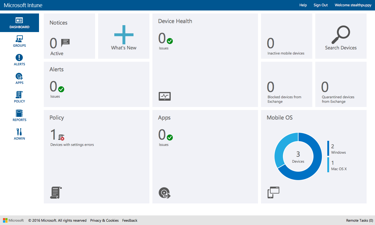 Intune with devices management via MDM only