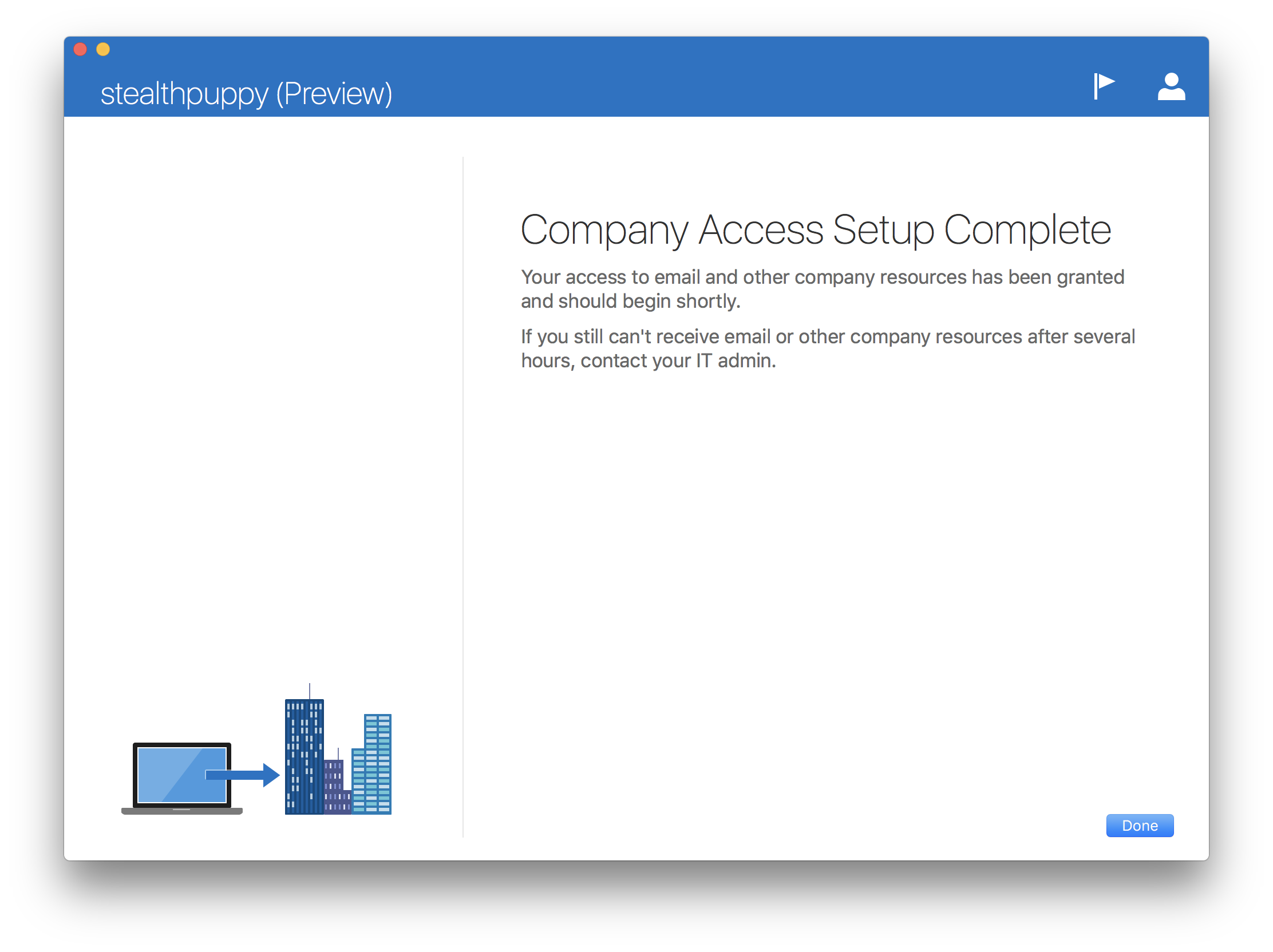 Intune enrollment complete